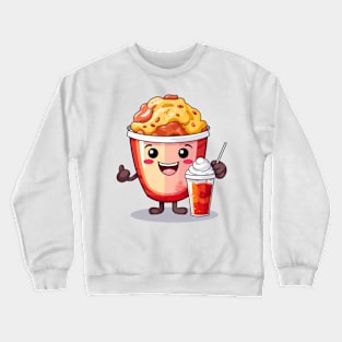 kawaii  junk food T-Shirt cute  funny Crewneck Sweatshirt